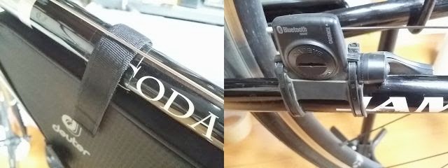 自転車フレーム保護テープ、ストームガードクリヤーで自転車の塗装を保護しています。
