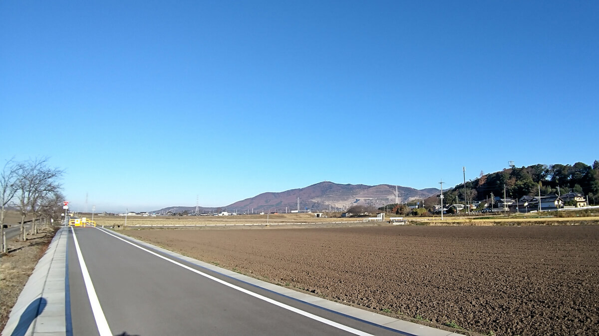 旧筑波鉄道コースの風景