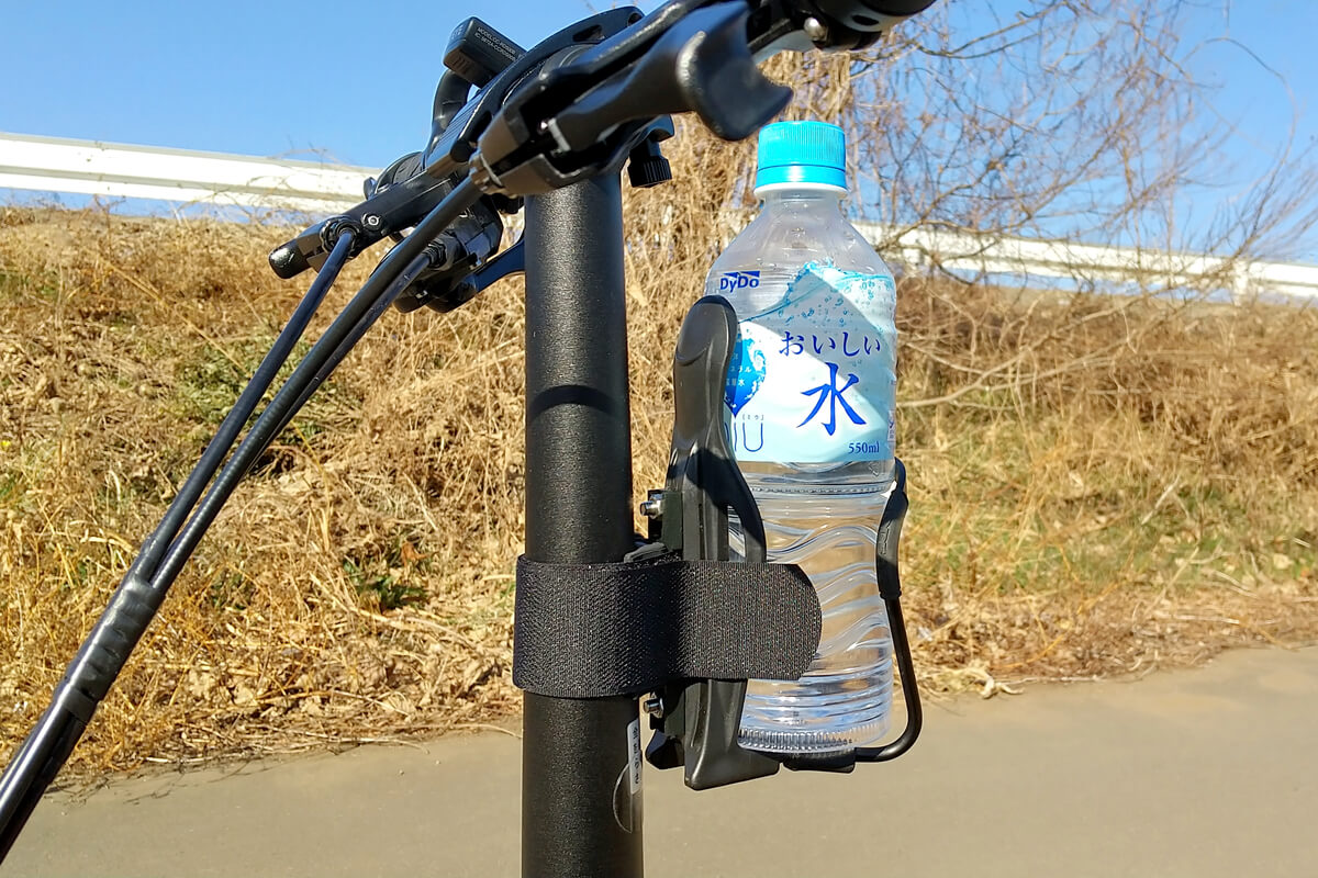 ベルクロで固定するタイプの「ボトルケージホルダー」が思った以上に実用的だった | 週末サイクリング部