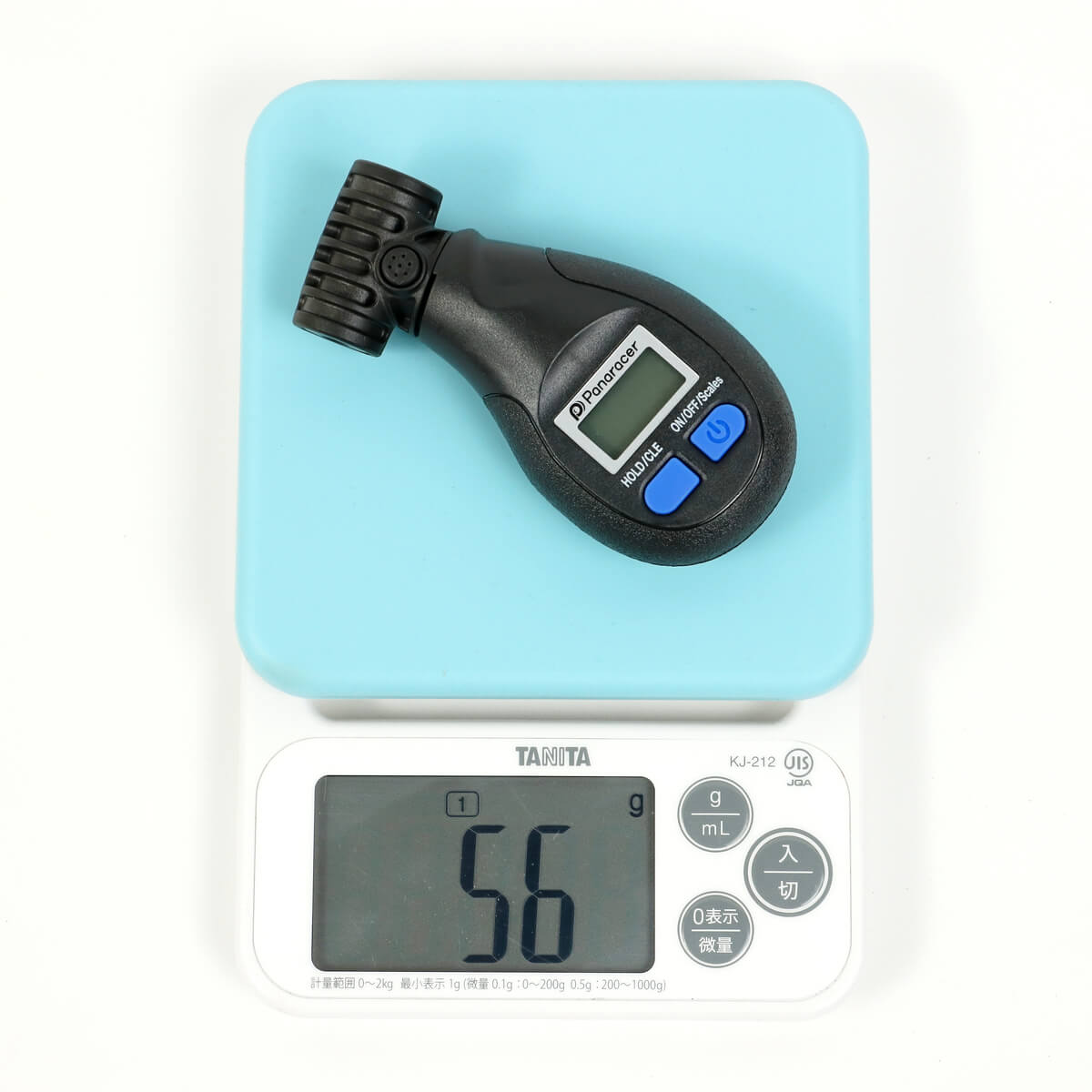 パナレーサー デジタル空気圧計の重量