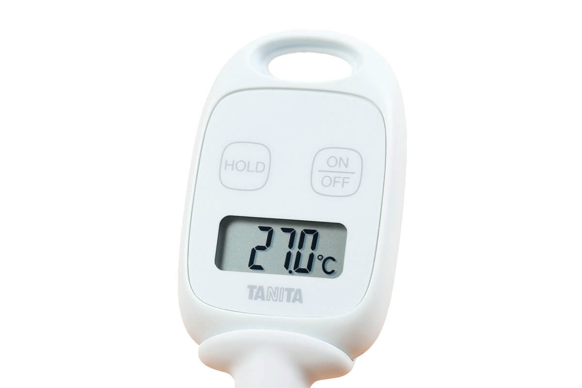 タニタの料理温度計 TT-583のボタン